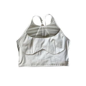 Women’s Popflex Celeste Mesh Crop Bralette Ivory Size Small Low Impact Sport Bra